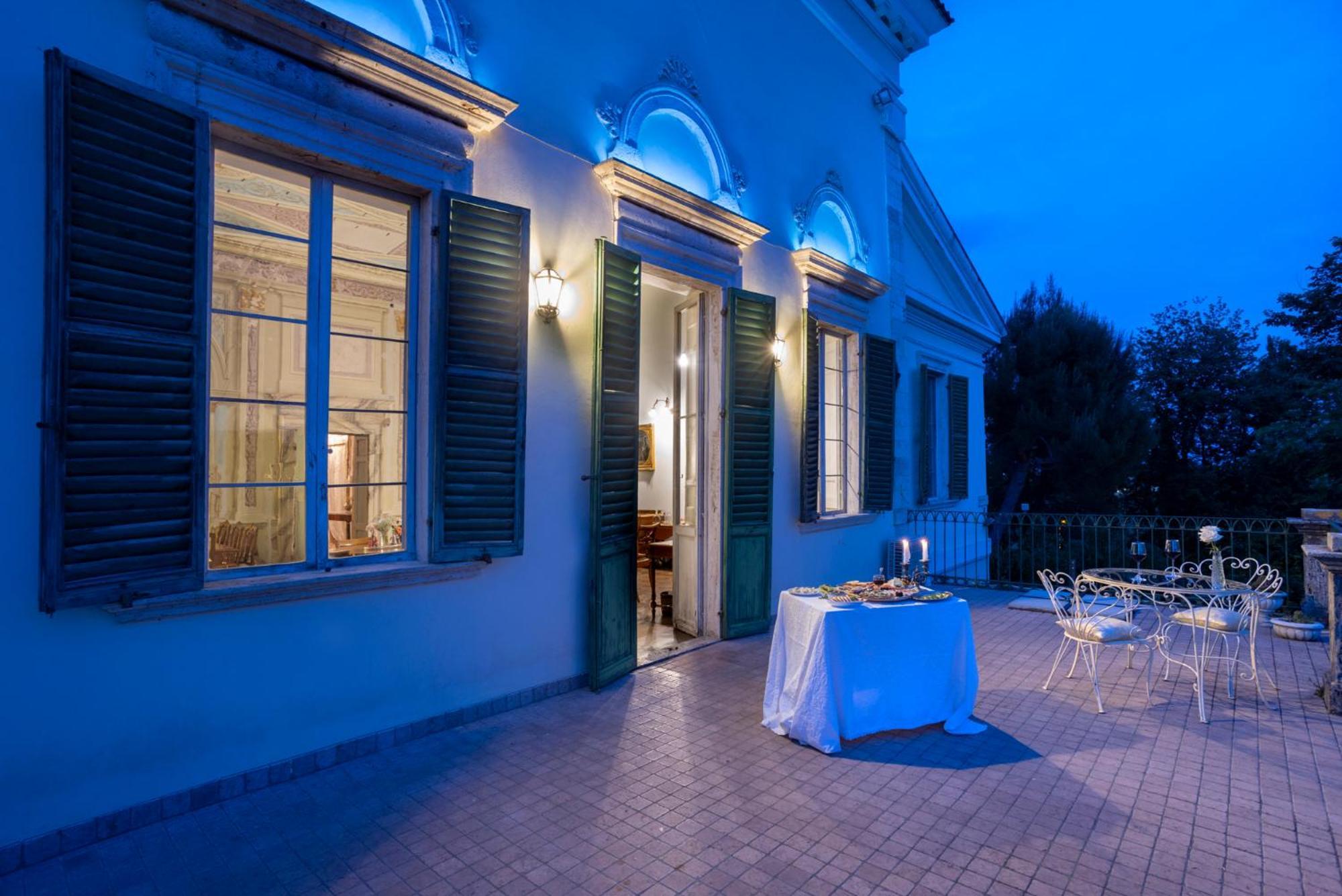 B&B In An 1800S Frescoed Villa With Panoramic Solarium And Historic Park - Villa Mastrangelo Colli del Tronto Exterior foto