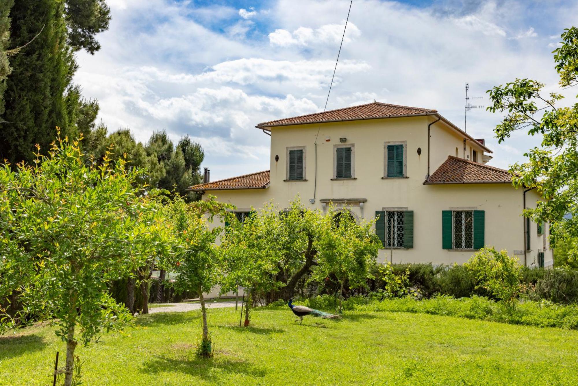 B&B In An 1800S Frescoed Villa With Panoramic Solarium And Historic Park - Villa Mastrangelo Colli del Tronto Exterior foto
