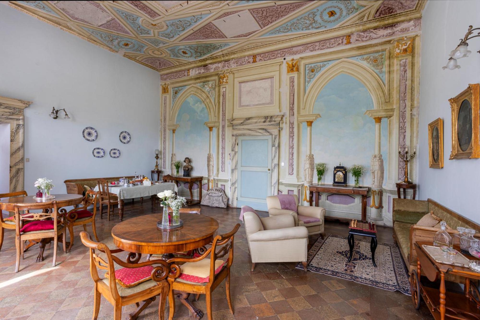 B&B In An 1800S Frescoed Villa With Panoramic Solarium And Historic Park - Villa Mastrangelo Colli del Tronto Exterior foto