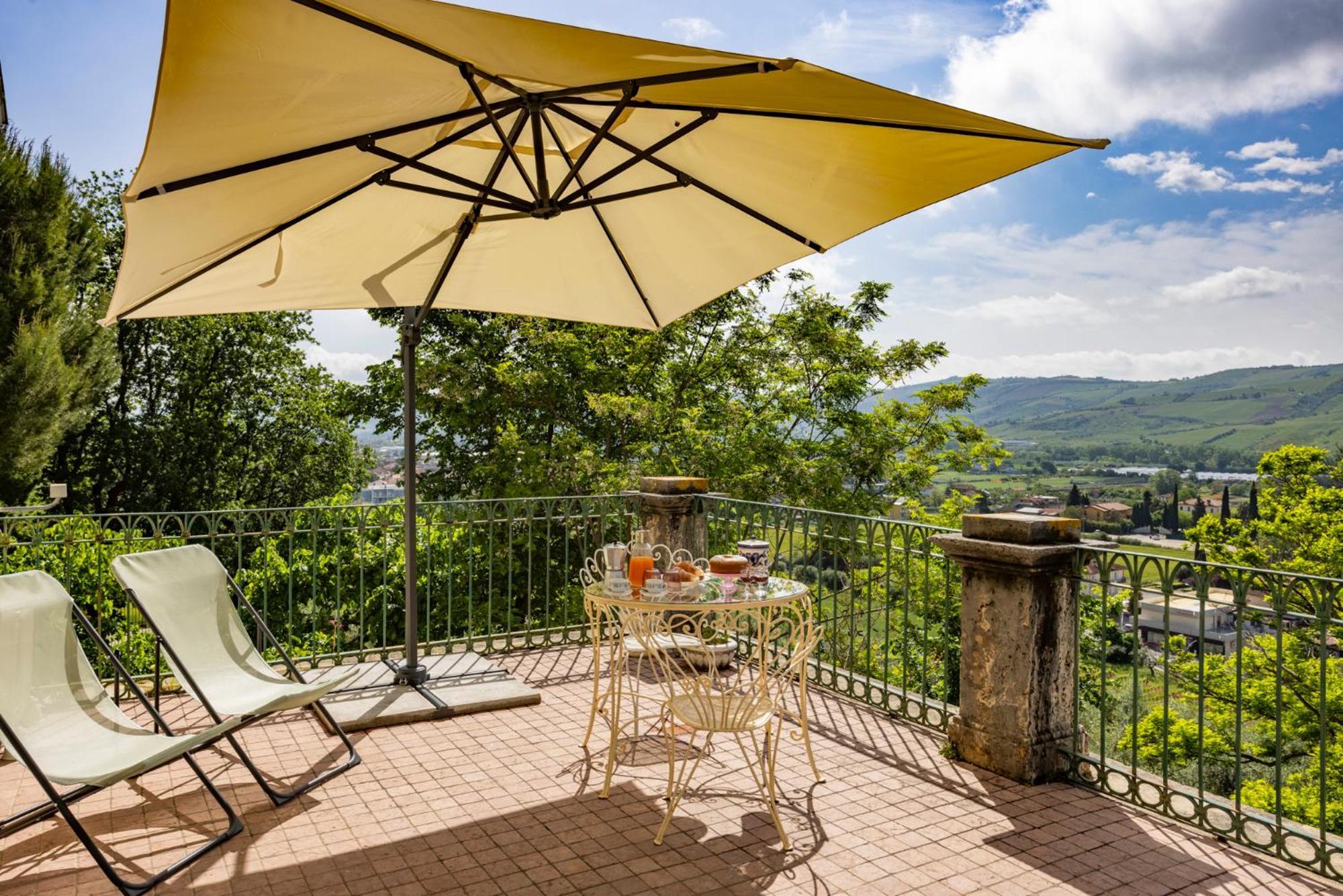 B&B In An 1800S Frescoed Villa With Panoramic Solarium And Historic Park - Villa Mastrangelo Colli del Tronto Exterior foto