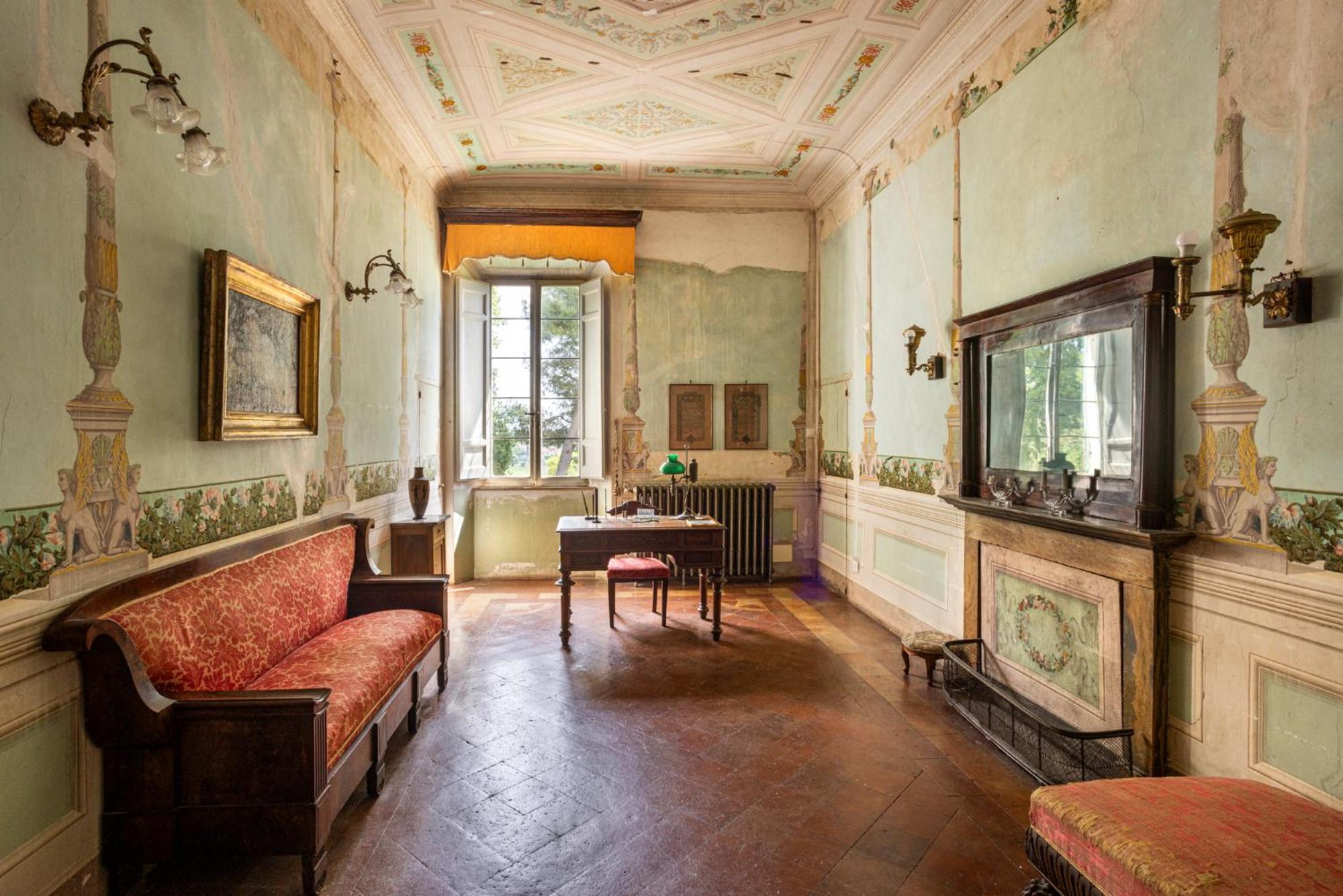 B&B In An 1800S Frescoed Villa With Panoramic Solarium And Historic Park - Villa Mastrangelo Colli del Tronto Exterior foto